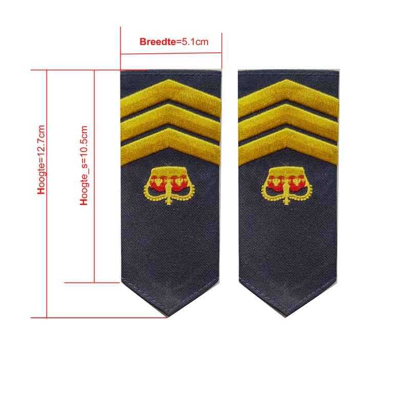 Epaulette type 2: Gepersonaliseerde Schuifpassanten & Epauletten