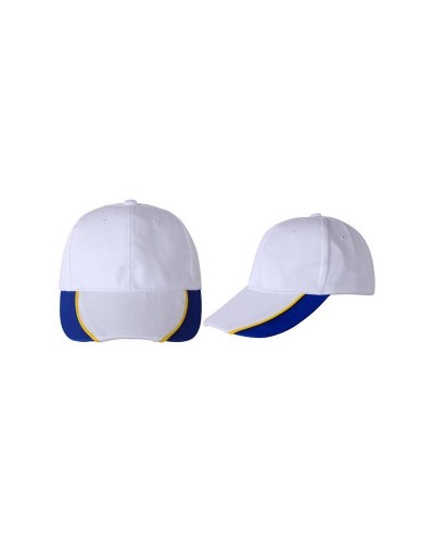Baseball caps, 6 panels, drie kleuren combinatie