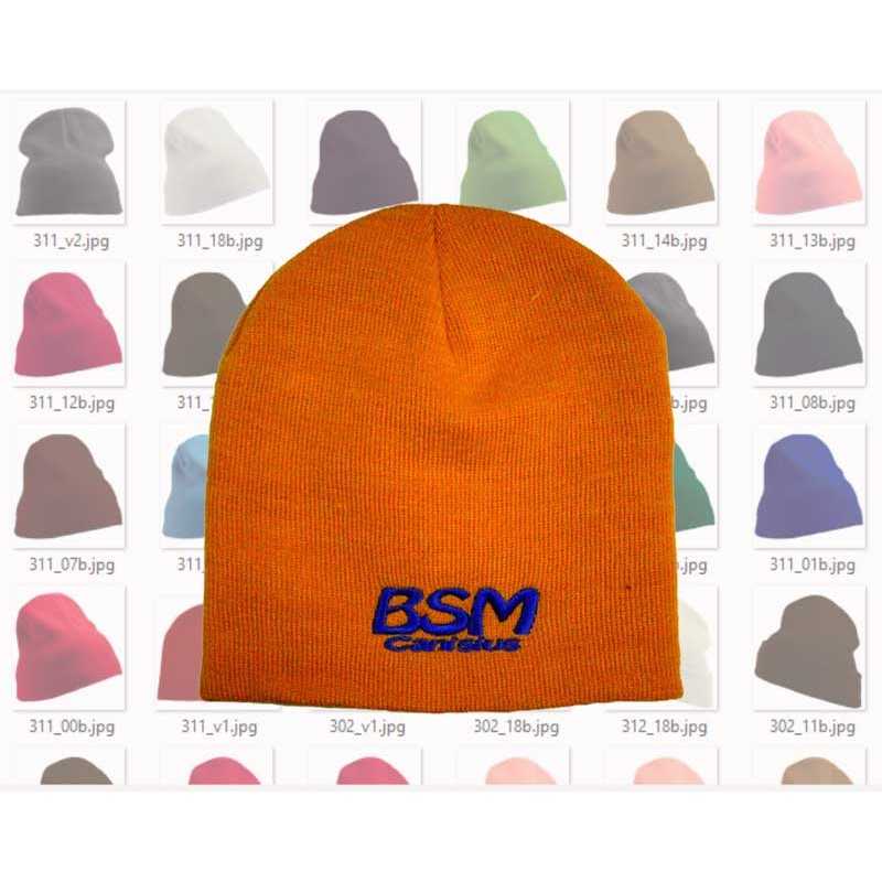 Aangepaste korte dubbellaagse muts - volledig gepersonaliseerd ontwerp